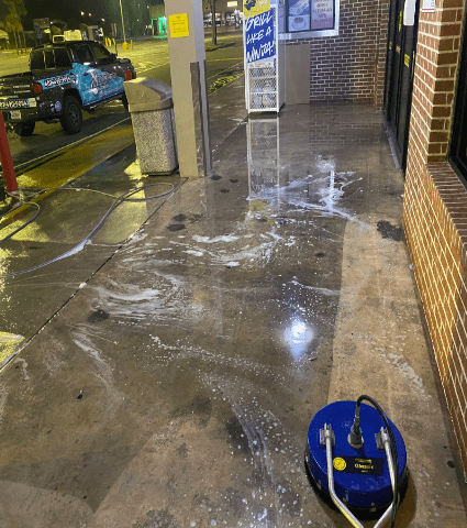 PCA Washing commercial concrete cleaning in Polk , Orange and Osceola Counties and Central Florida.