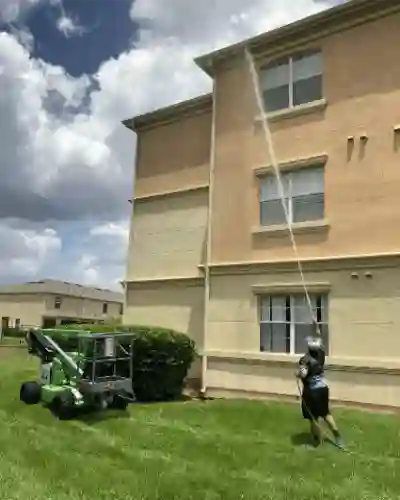 Cleaning Three Story Building