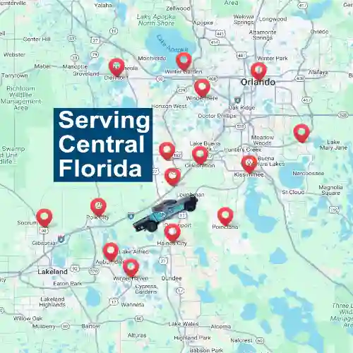 Davenport and Central Florida Map