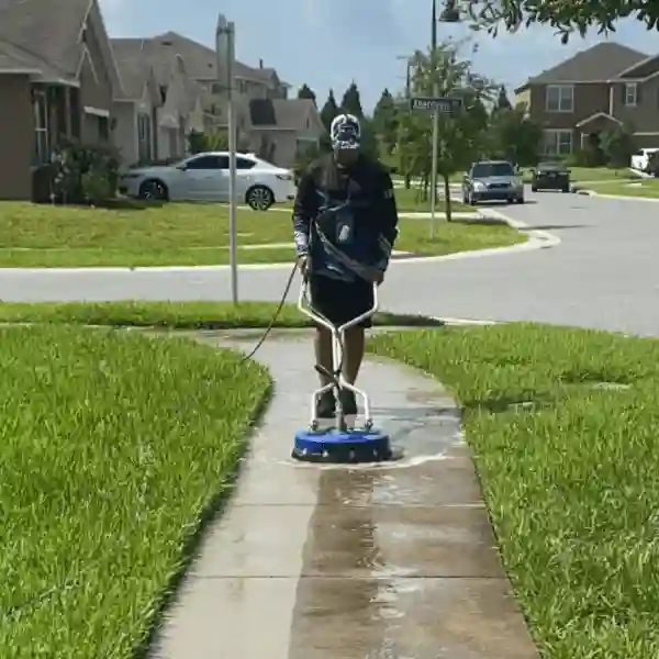 PCA Washing Sidewalk Cleaning in Davenport, Polk County and Central Florida.