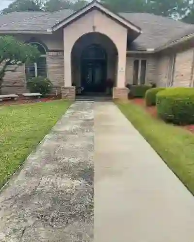 Home entryway before and after cleaning in Davenport, Polk County and Central Florida.