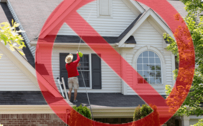 Couldn’t I just pressure wash my home myself?